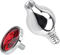 Pleasure Spiral Stainless Steel Plug (3-Inch) - Master