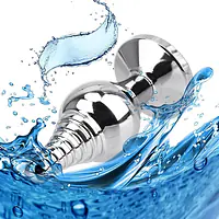 Pleasure Spiral Stainless Steel Plug (3-Inch) - Master
