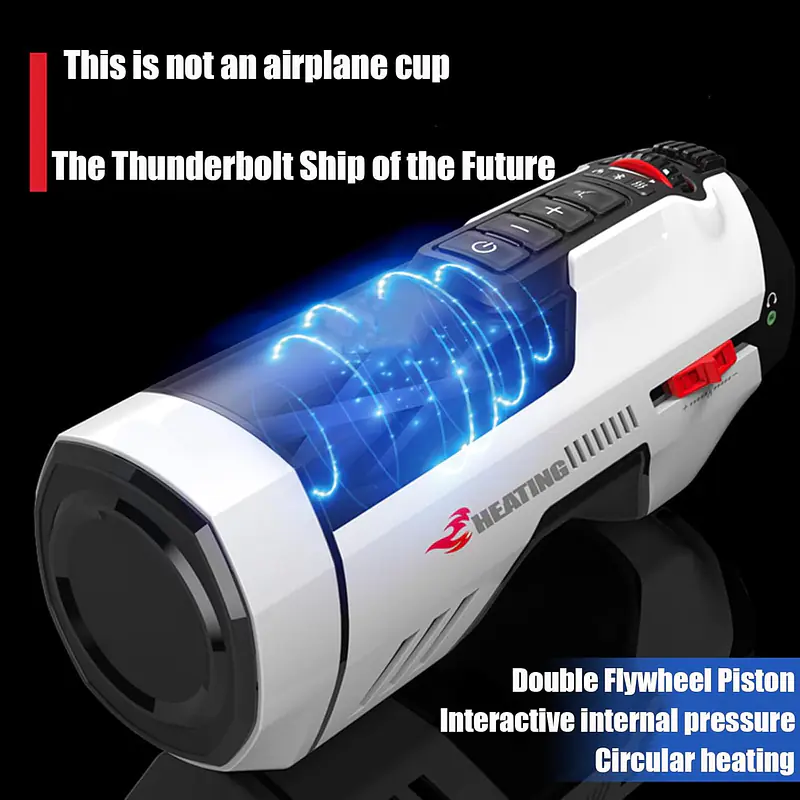 Malio Future Pro – Automatic Thrusting, Suction & Vibrating Fleshlight with Heating & Interactive Moaning - Master