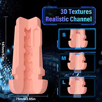 Thermo Vibe 360° – Telescoping Vibration Masturbator with Heating Function - Master