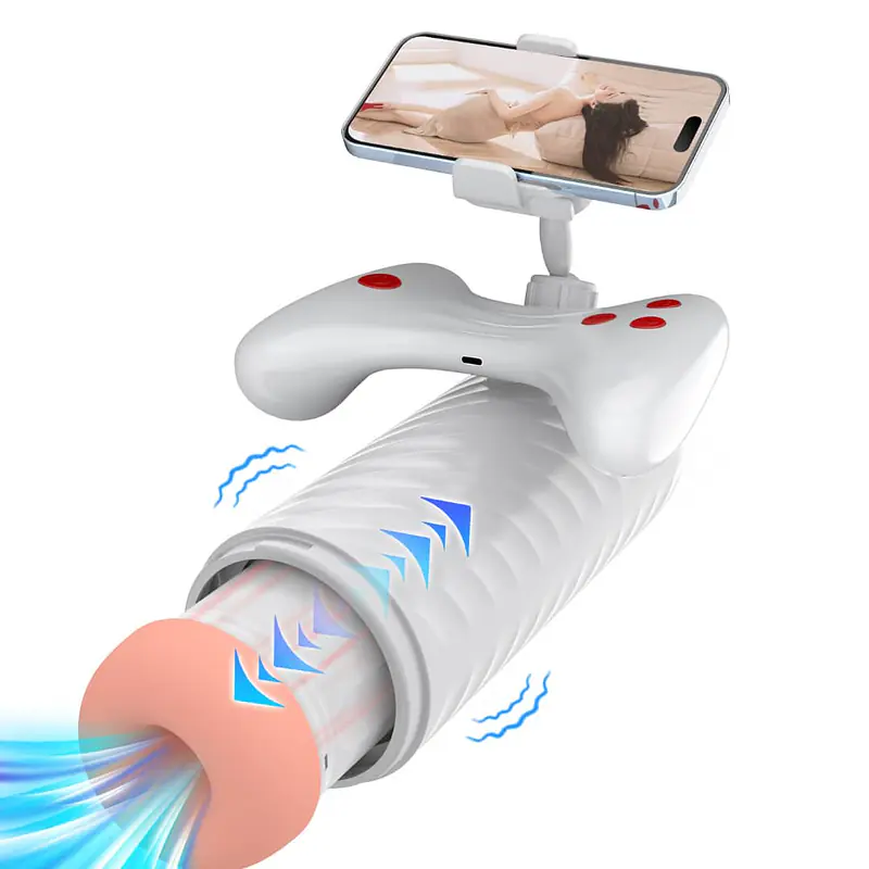 Thermo Vibe 360° – Telescoping Vibration Masturbator with Heating Function - Master