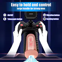 Thermo Vibe 360° – Telescoping Vibration Masturbator with Heating Function - Master