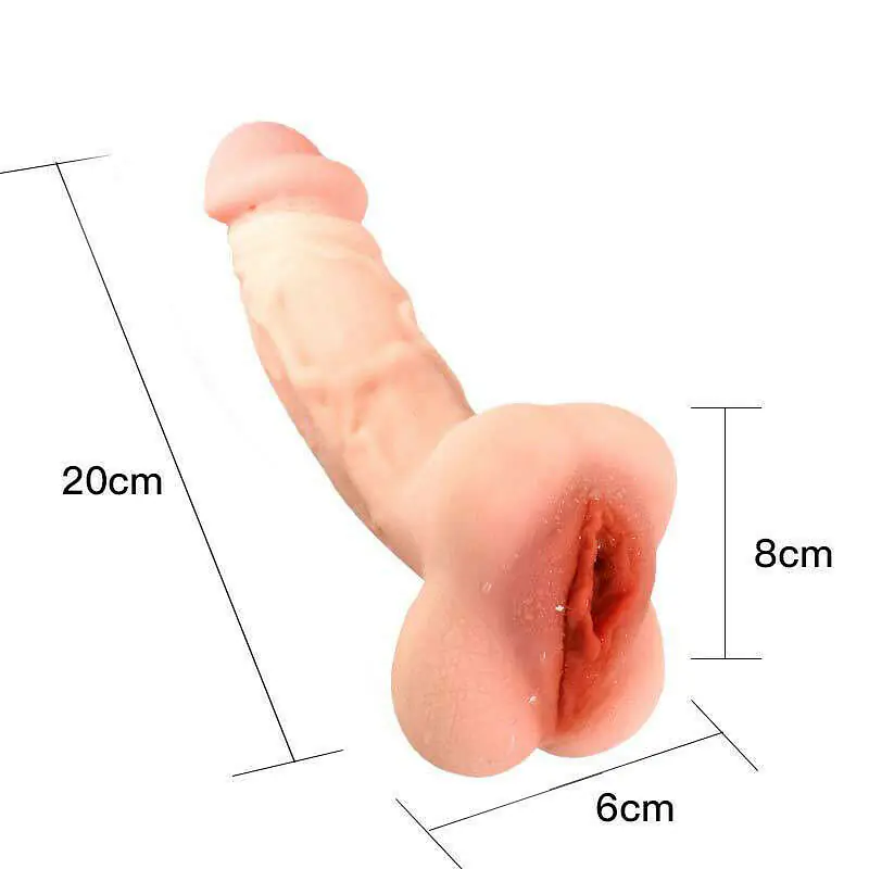 Dual Pleasure 2-in-1 Realistic Vagina with Penis Extender Sleeve - Master