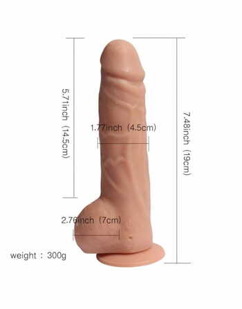 Big Detective Wireless Dildo with 20 Different Modes of Vibration 