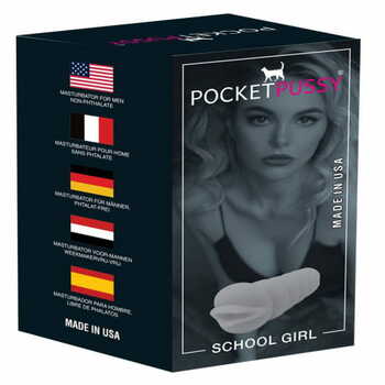 School Girl Pocket Pussy Masturbator for Men (Free Lube Included)