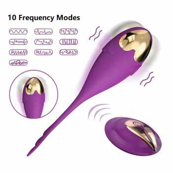 Golden Wave 10 Mode Vibrator with Remote