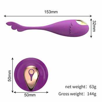 Golden Wave 10 Mode Vibrator with Remote