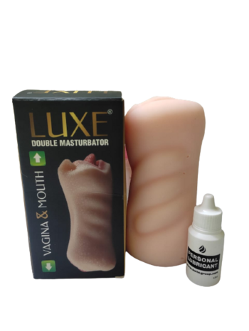 Luxe 2-in-1 Vagina & Mouth Pleasure Stroker