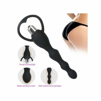 Prostate Bliss Vibrator with Anal Beads