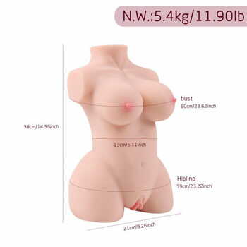 Half body sex doll for men (16 inches)