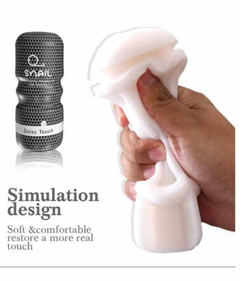 Snail daisy touch masturbation cup for men