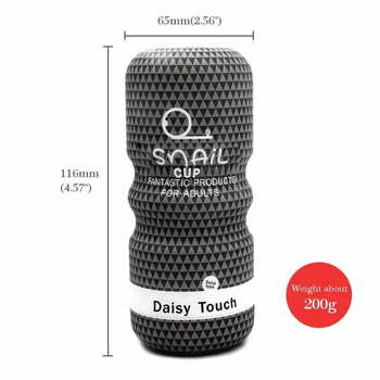 Snail daisy touch masturbation cup for men