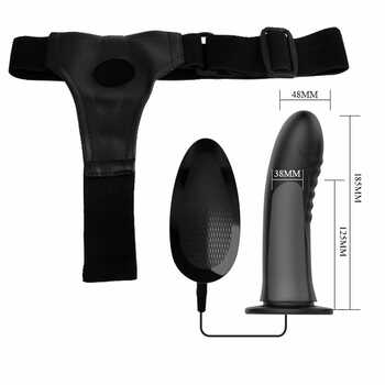 Pretty Love Myron Vibrating Strap-On Dildo