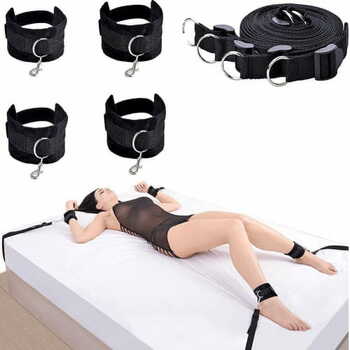 Deluxe Bed Restraint Bondage Set