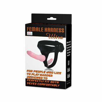 Balie Female Harness Ultra Double Strap-On Dildo