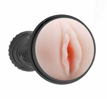 Vibrating fleshlight with 7 modes of vibration with free lubricant