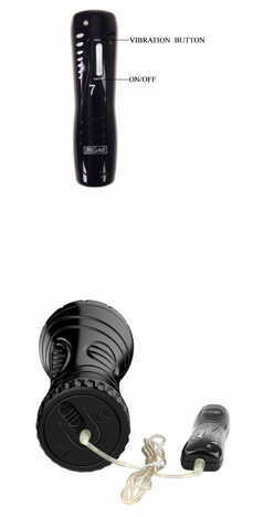 Vibrating fleshlight with 7 modes of vibration with free lubricant