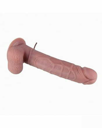 PowerPulse 8 Inch Vibrator and Head Rotating Dildo